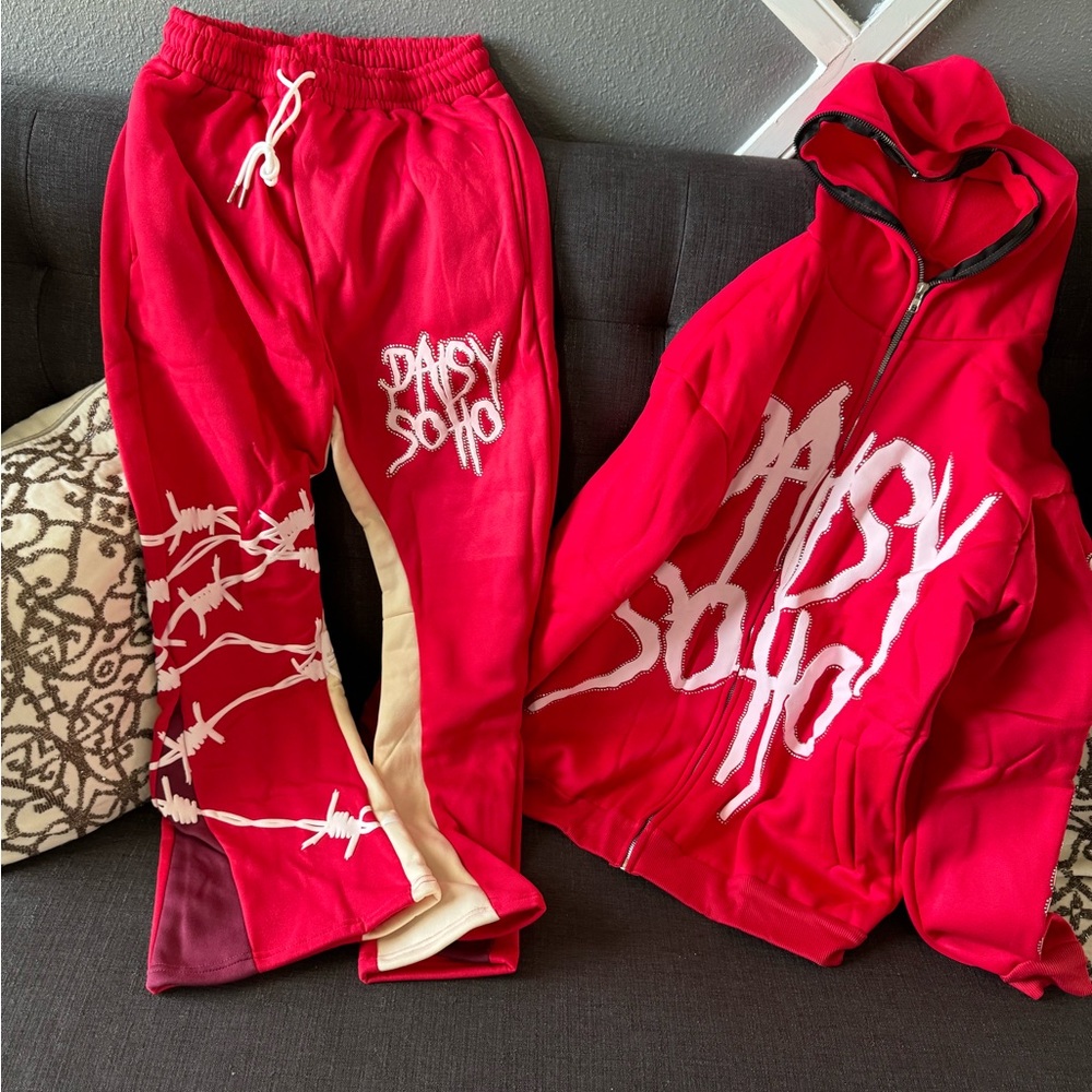 **SOLD*** NEW Fashion 2piece hoodie sweatsuit